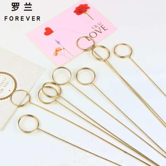 

⭐BISA COD⭐ [5 PCS] Gold Stick Card Holder Import & Premium Mickey mouse