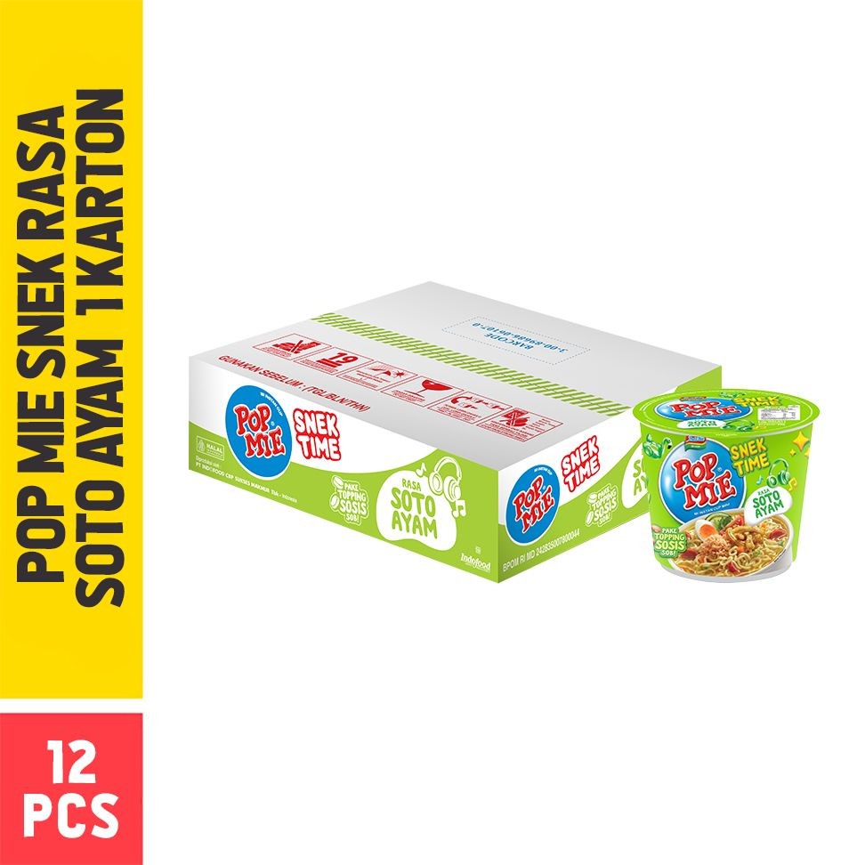 

CTN - Pop Mie Snek Soto 39 Gr