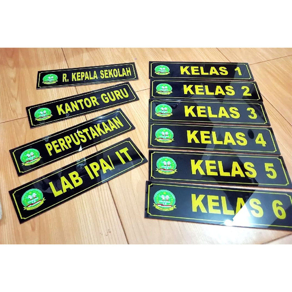 

Custom Papan Nama Ruang Akrilik satu sisi Papan Petunuk Ruangan / Papan Ruang Free Design