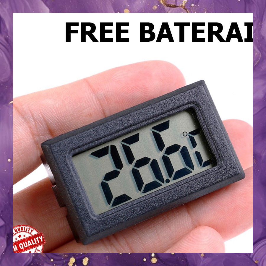 (SBA) Termometer Digital Ruangan Kecil Mini Kandang Inkubator Alat Ukur Suhu AR8831C4