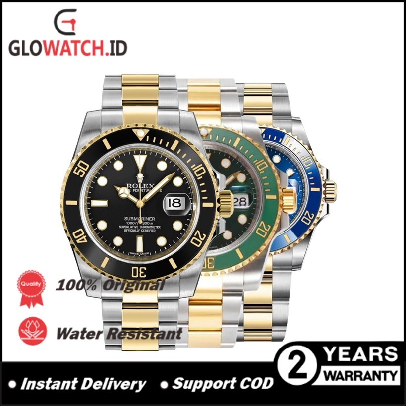 [Promo] Jam Tangan Unisex Rolex 126613LB , 116613LN , 116613LV Submariner Date Stainless Steel Strap