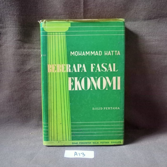Mohhamd Hatta - Beberapa Fasal Ekonomi