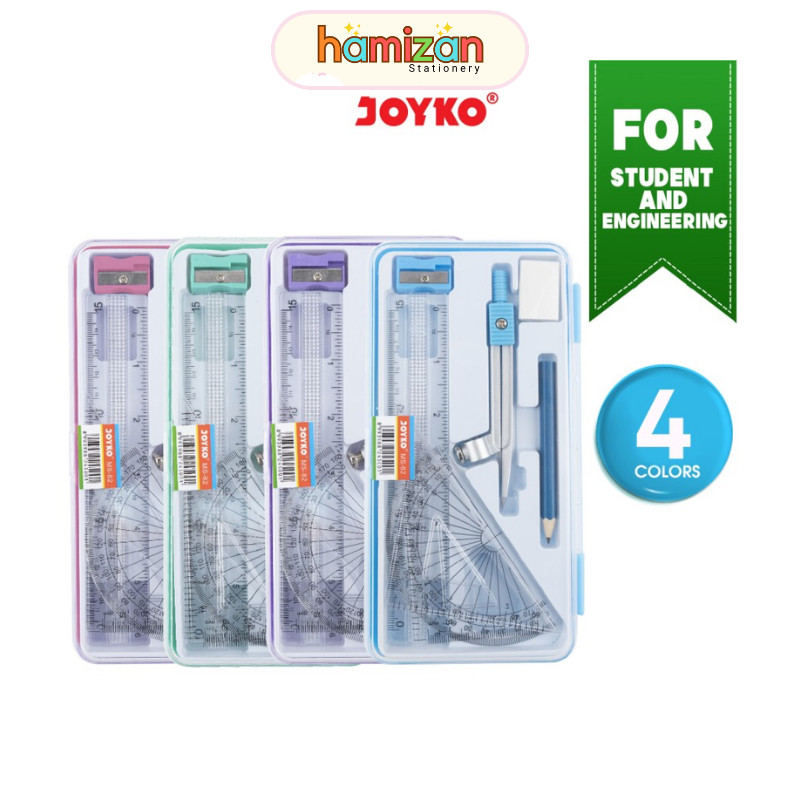 

Mathematic Set Joyko / Jangka Set MS-82 / Math Set MS82 / Math Set / Jangka Joyko MS-82 Murah Berkualitas