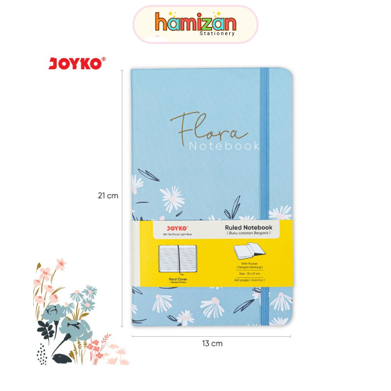 

Buku Diary Ring motif Bunga / Notebook Garis Nb-726 / Buku Agenda Nb726 Joyko / Buku Tulis Catatan Bergaris Ruled Notebook Joyko NB-726 Flora Murah Berkualitas