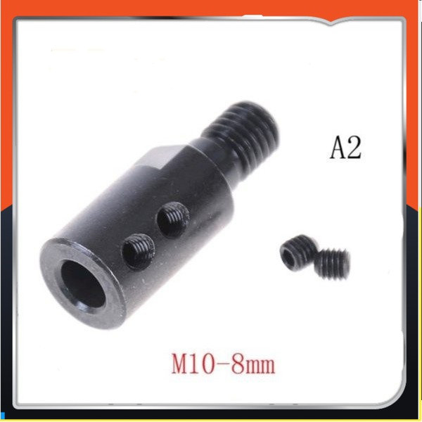 Shank 8mm M10 Arbor Mandrel Connector drill grinder connecting rod