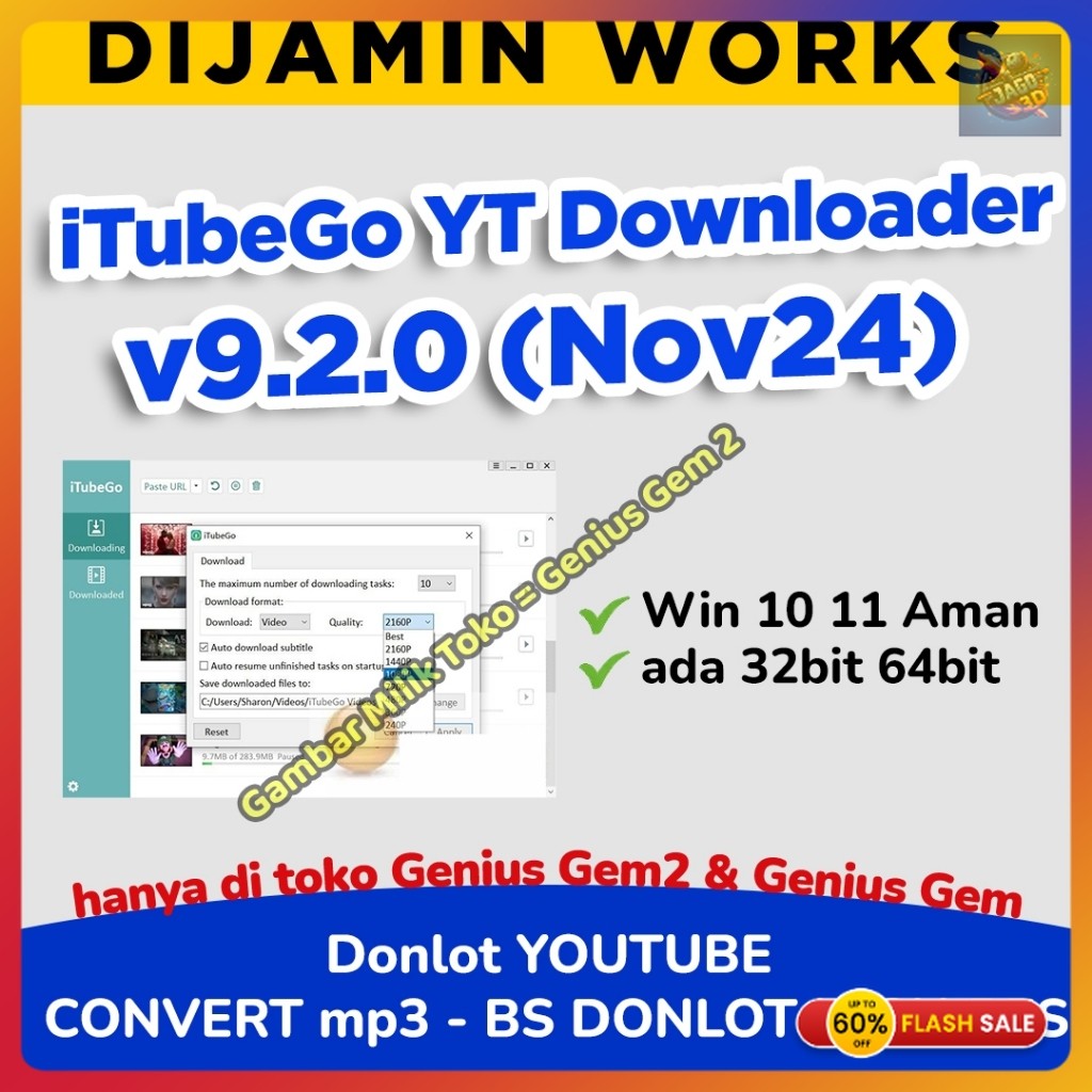 iTubeGo Youtube Downloader INCLUDE VERSI TERBARU