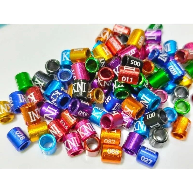 Ring burung pleci/sogon/blackthroat/konin/prenjak ukuran 2.5mm