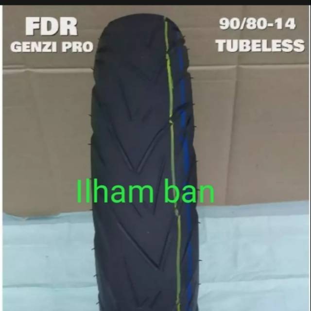 Ban seken tubles, FDR GENZI PRO, ukuran 90/80 ring 14