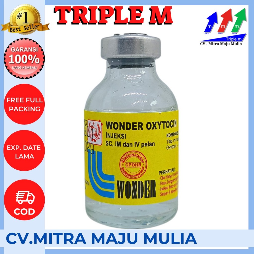 OXYTOCIN WONDER 20 ML TRIPLE M setara INTRACIN 10S