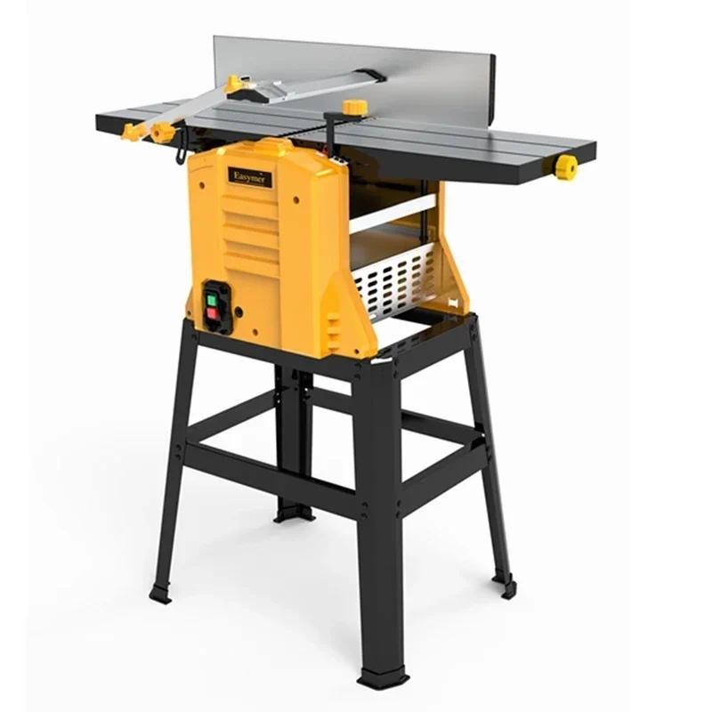 2 In 1 Wood Planer And 10" Thicknesser With Mortise Jointer Table Multi Functional Combined Woodwork