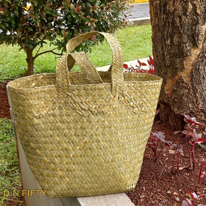 

Keranjang/Tas purun/hampers/cover pot tanaman/bingkisan/uk Xtra large