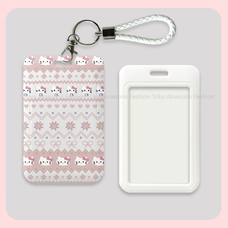 

id card holder tempat kartu lucu layer lanyard photocard aesthetic gantungan kartu nama tag cute nametag cari di lanyard 071