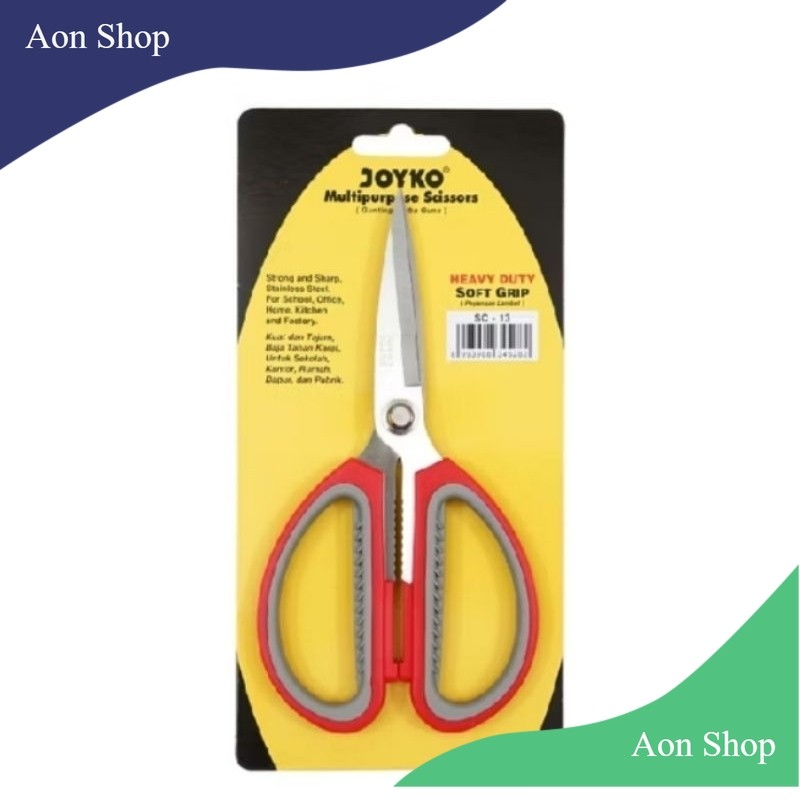 

[AS] Gunting Joyko Scissor Heavy Duty Soft Grip SC-13