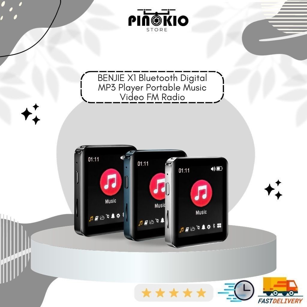 930 BENJIE X1 Bluetooth Digital MP3 Player Portable Music Video FM Radio