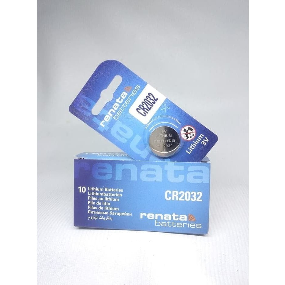 Baterai Renata CR2032 Lithium 3V Battery Renata CR2032 Lithium 3V - WTI