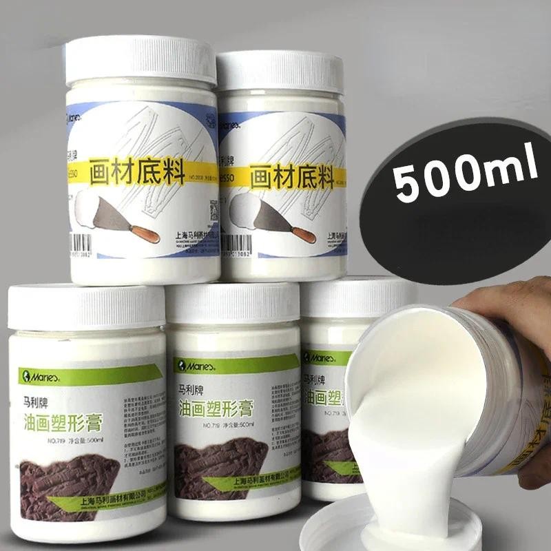 

500ml Oil Paint Shaping Paste Pigment Medium Agent Acrylic Resin Texture Thickening Painting Material Base Art Supplies