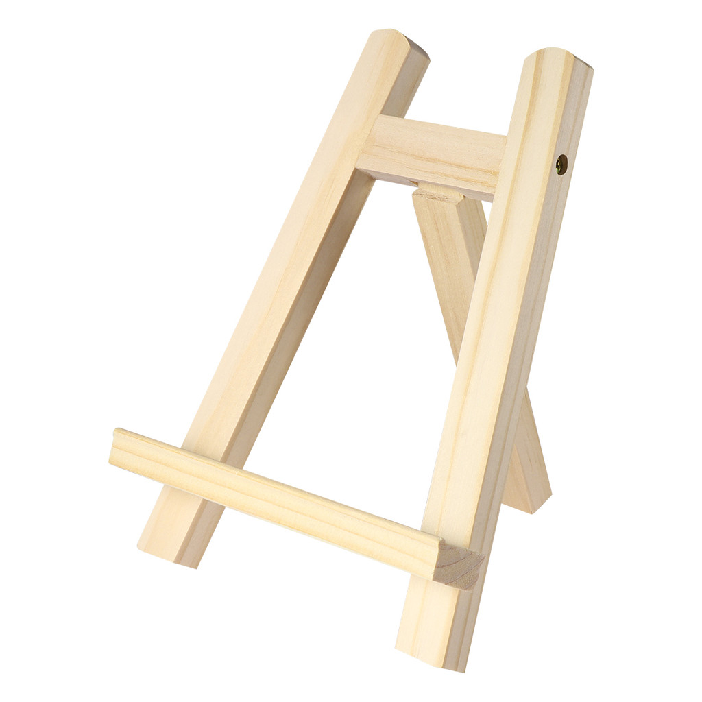 

Wooden Children Easel A Frame Easel Photo Frame Bracket Painting Triangle Easel Canvas Stand Display Easel Art Supplies
