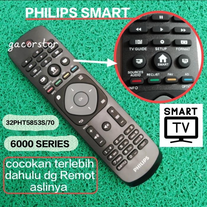 remot tv LED Philips smart tv digital tv