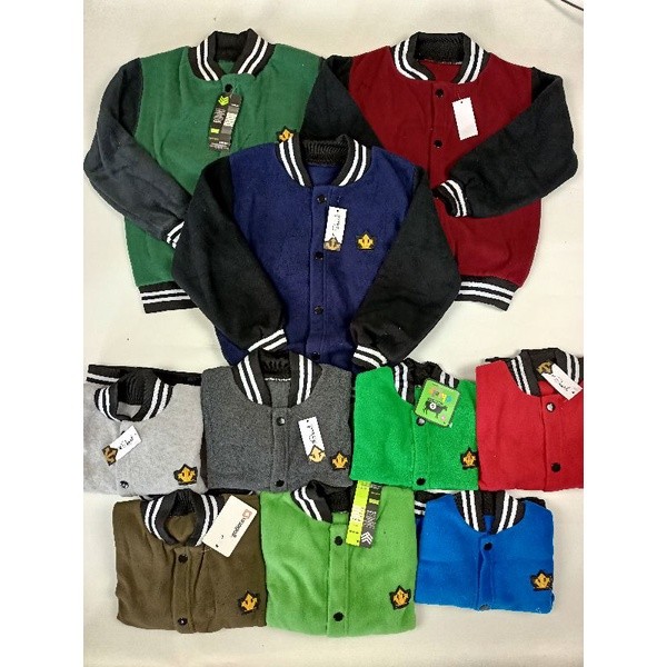 Jacket Anak Baseball Jacket Polar Anak 2-10 Th