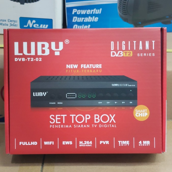 Set Top Box Tv Digital Luby DVB T2-01 / Receiver Siaran Digital/STB - LUBY DVB-T2-02, STB aja