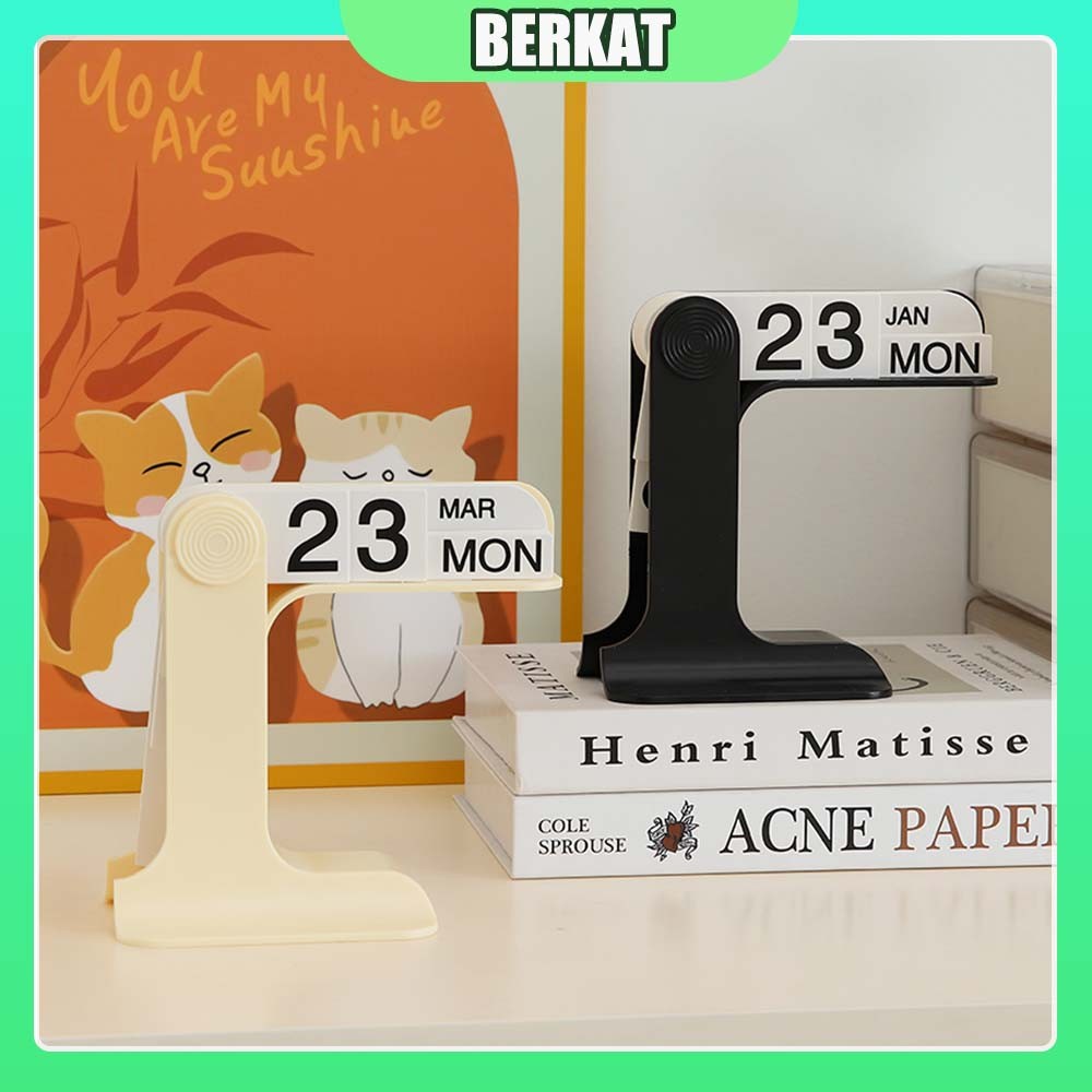 

Klasik Retro Kalender Ornamen Ruang Living Room Office Desktop Calendar Kreatif Calendar Ornament