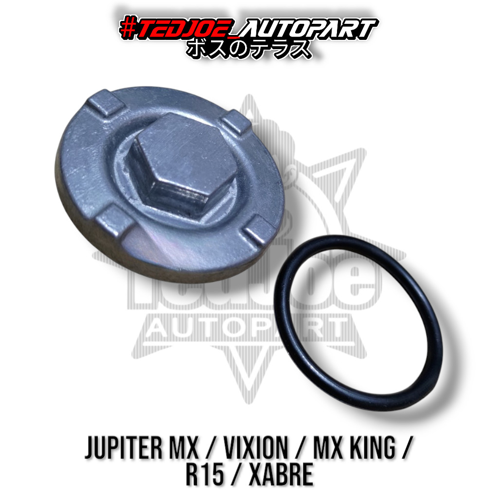 Tutup Oli Bawah + Oring Yamaha Jupiter MX Vixion NVL NVA MX King | Tutup Oli Mesin Bawah Vixion Old 