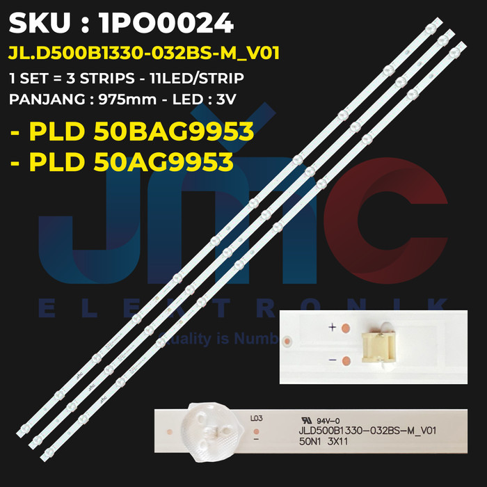 DK23 Backlight TV POLYTRON 50 Inch PLD-50BAG9953 PLD-50AG9953