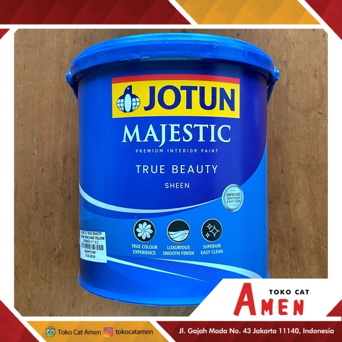 JOTUN MAJESTIC TRUE BEAUTY SHEEN 2.5LT - TENDER GREY / CAT TEMBOK