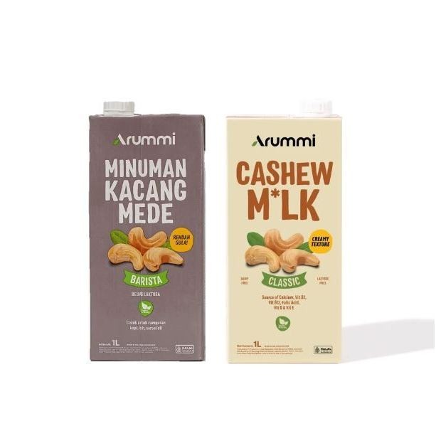 

ARUMMI Cashew Milk Minuman Kacang Mede Classic / Barista 1 Liter