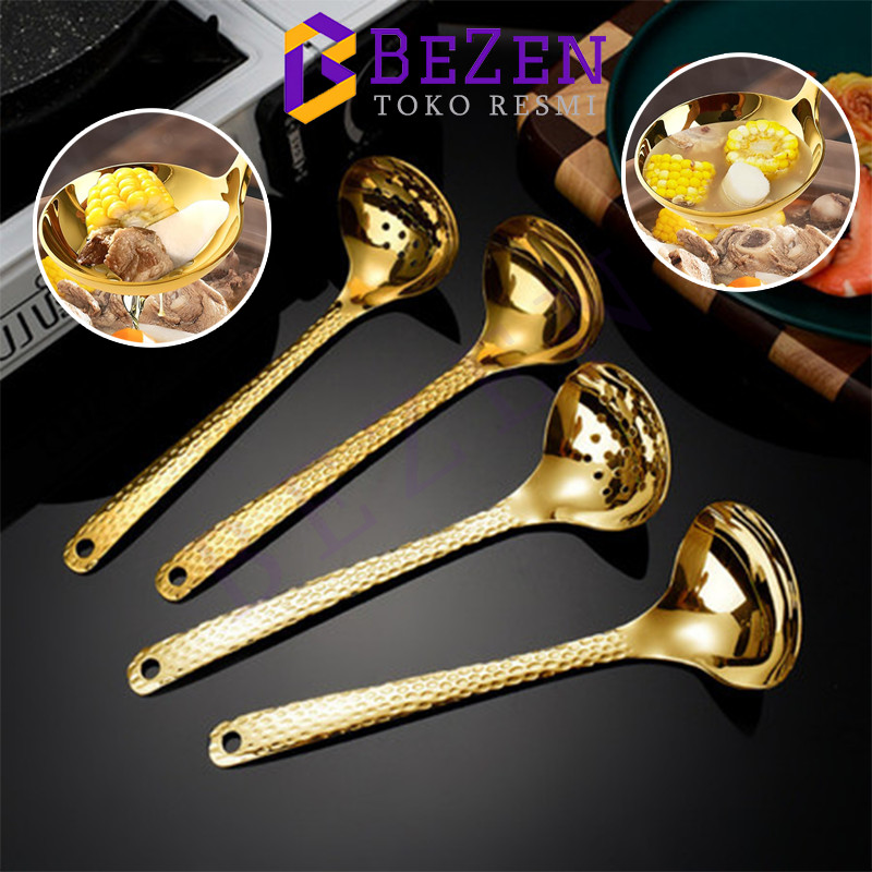 BZ Sendok Sup Gold Sendok Kuah Gold Centong Kuah Gold Sendok Gold Centong Sup/Centong/Irus/Skimmer G