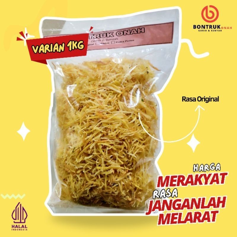 

KRIPSET SINGKONG BONTRUK ONAH PEDAS GURIH DAUN JERUK KHAS GARUT