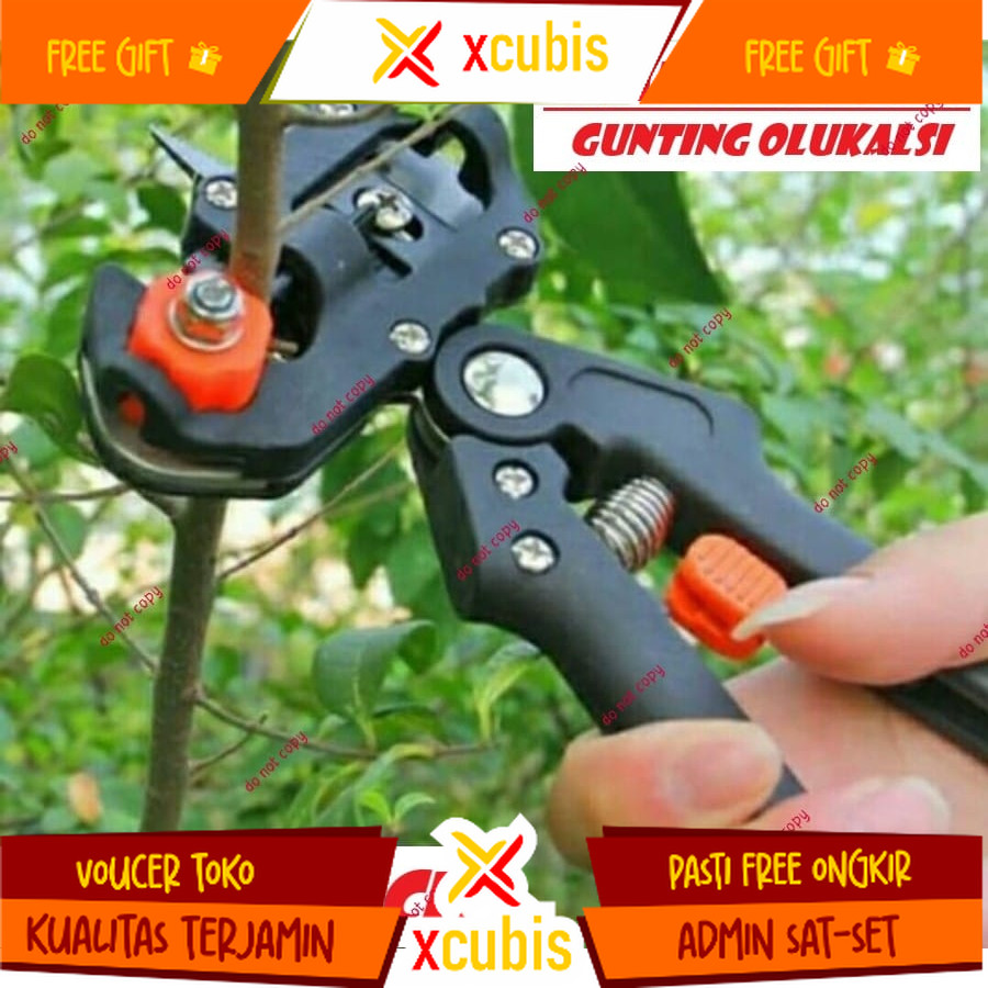 Grafting Tool Gunting Okulasi Cangkok Grafting Stek Sambungan Dahan