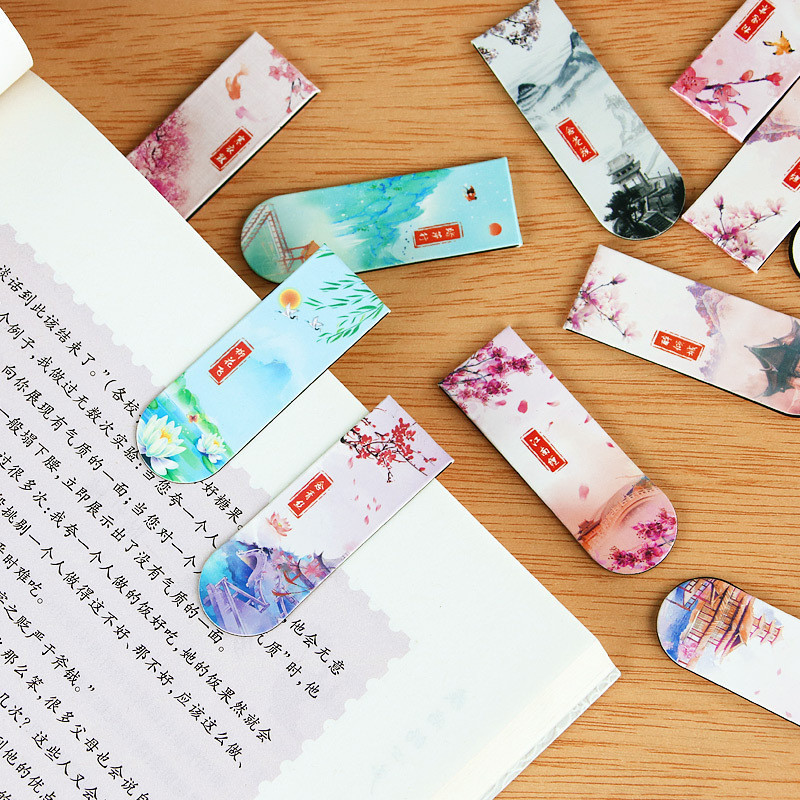 

Pembatas Buku Motif Cartoon Penanda Buku Magnet Bookmark 719
