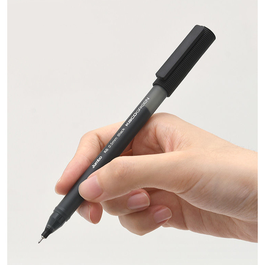 

KACO JUMBO Gel Pen Set Large Capacity Ink (can Write 1600m) 0.5mm Quick Dry Ink Writing Sign Pen School Office Stationary