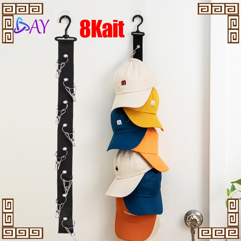 Gantungan Topi Dinding/Display Topi/Gantungan Topi/Rak Topi Tempel Dinding/Multifungsi Rak Topi Gant