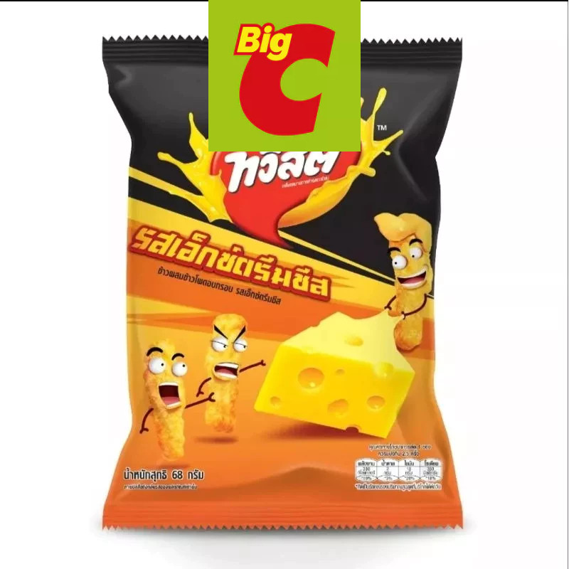 

Twisties kerupuk rasa jagung + keju made in thailand HALAL
