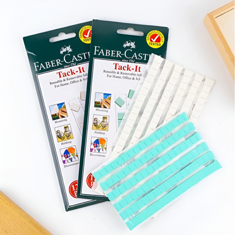 

Adhesive Tack It Reusable multi-purpose tack / Lem Perekat Serbaguna Faber Castell Isi 42 90 Pcs