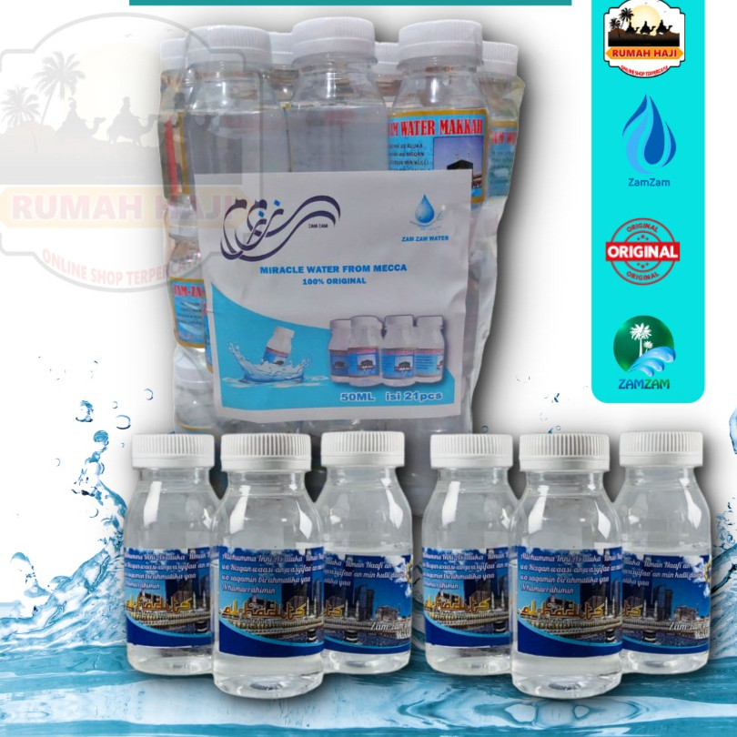 

[NEW] Air zam zam kemasan botol original Murni Tanpa CampuranAir Zamzam 100% ORIGINAL