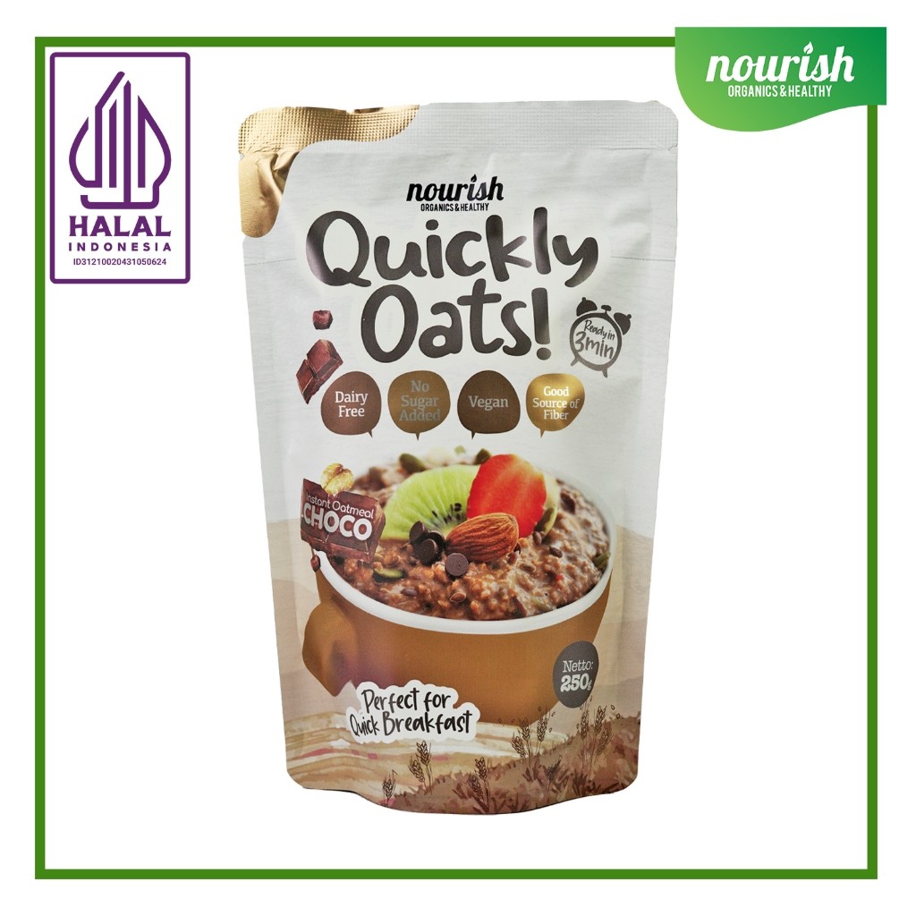 

Quickly Oats! Instant Oatmeal Choco Buy 1 Get 1 Free (250gr x 2pc)