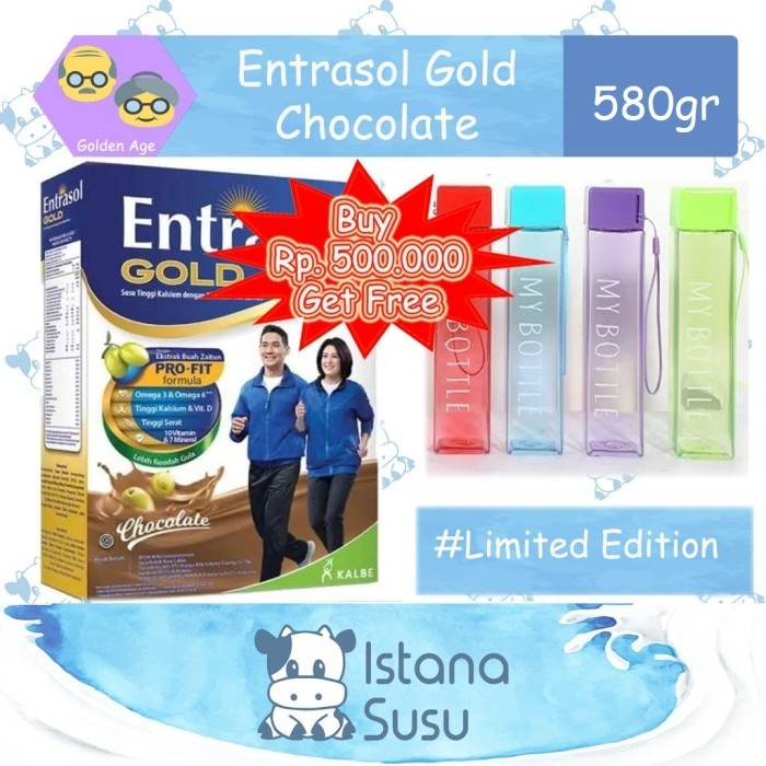 

[[PROMO]]BEST SELLER Entrasol Gold Coklat 580gr