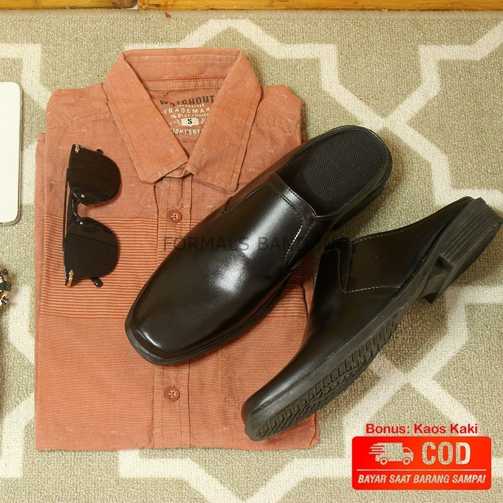 EASTBROOK Sandal Sepatu Bustong Cowok Sendal Sepatu Tutong Slop Pria Formal MODEL  02 ORIGINAL BRAND