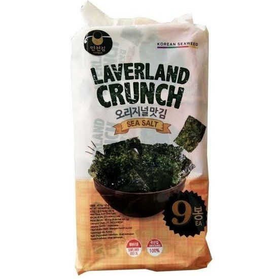 

manjun laverland crunch sea salt rumput laut