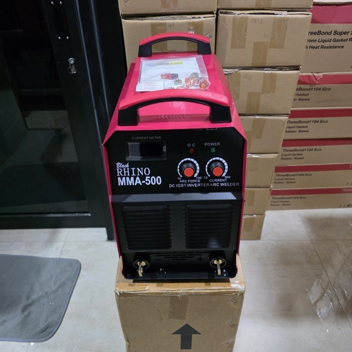 Mesin Las MMA RHINO 500A DC IGBT Inverter 3 Phase Travo Las 500 Ampere 3PH Trafo Las 500Ampere RHINO