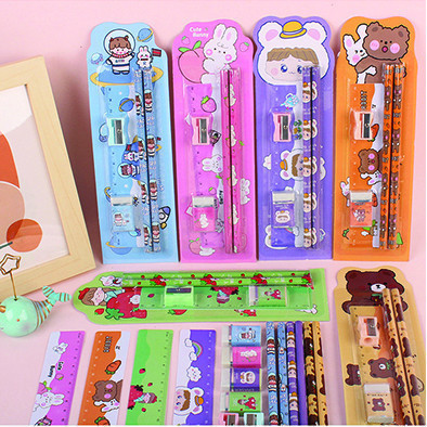 

Set Alat Tulis Sekolah Paket Alat Tulis 5 in 1 Mini Stationary 1018