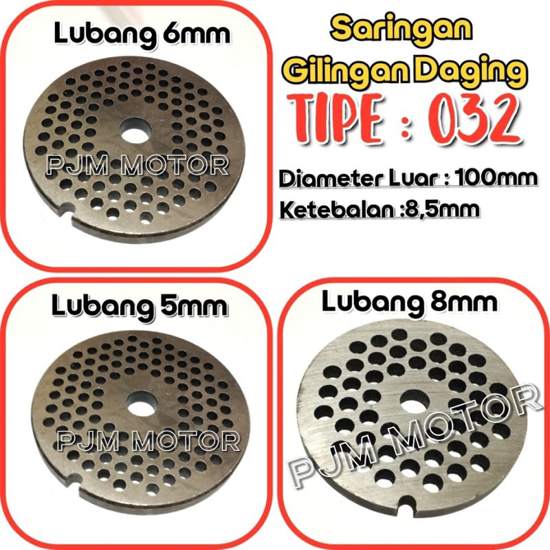 

032 Saringan daging Saringan gilingan daging bakso dll amplas