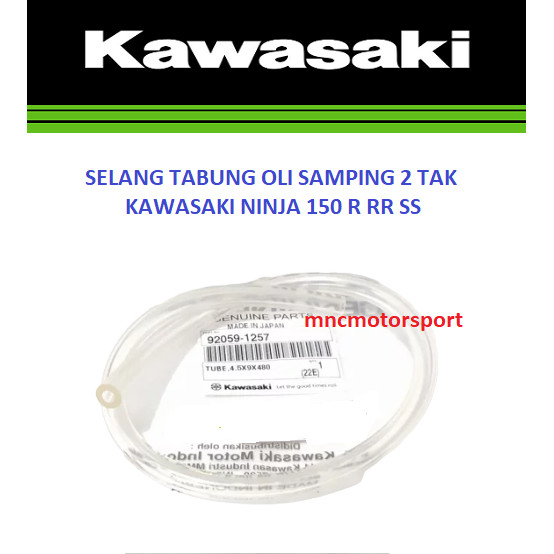 SELANG OLI SAMPING 2 TAK ORIGINAL NINJA 150 R RR SS 92059 1257