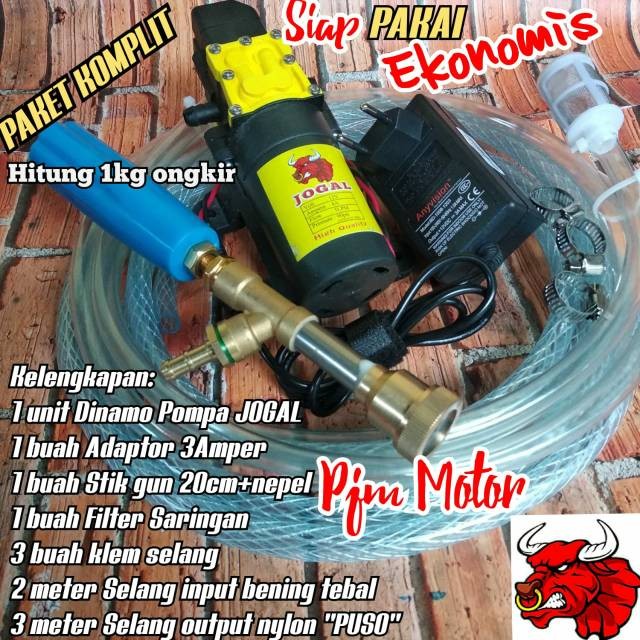 

Paket Hemat Ekonomis 1kg Dinamo Jogal Alat Cuci Motor Ac pompa Sprayer Steam tekanan tinggi 12V amplas
