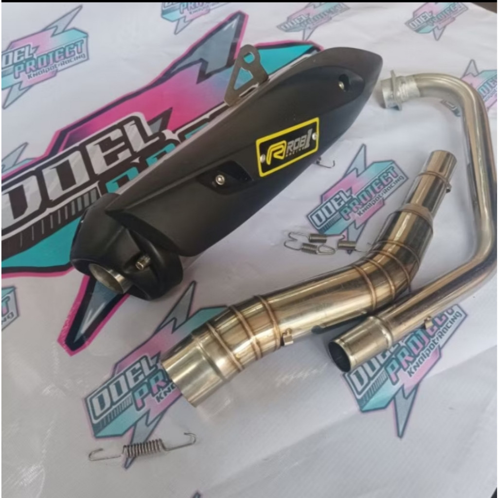 knalpot rob 1 model standard racing JUPITER MX VERZA MEGAPRO GL PRO TIGER CBR MEGAPRO MONO SCORPIO V