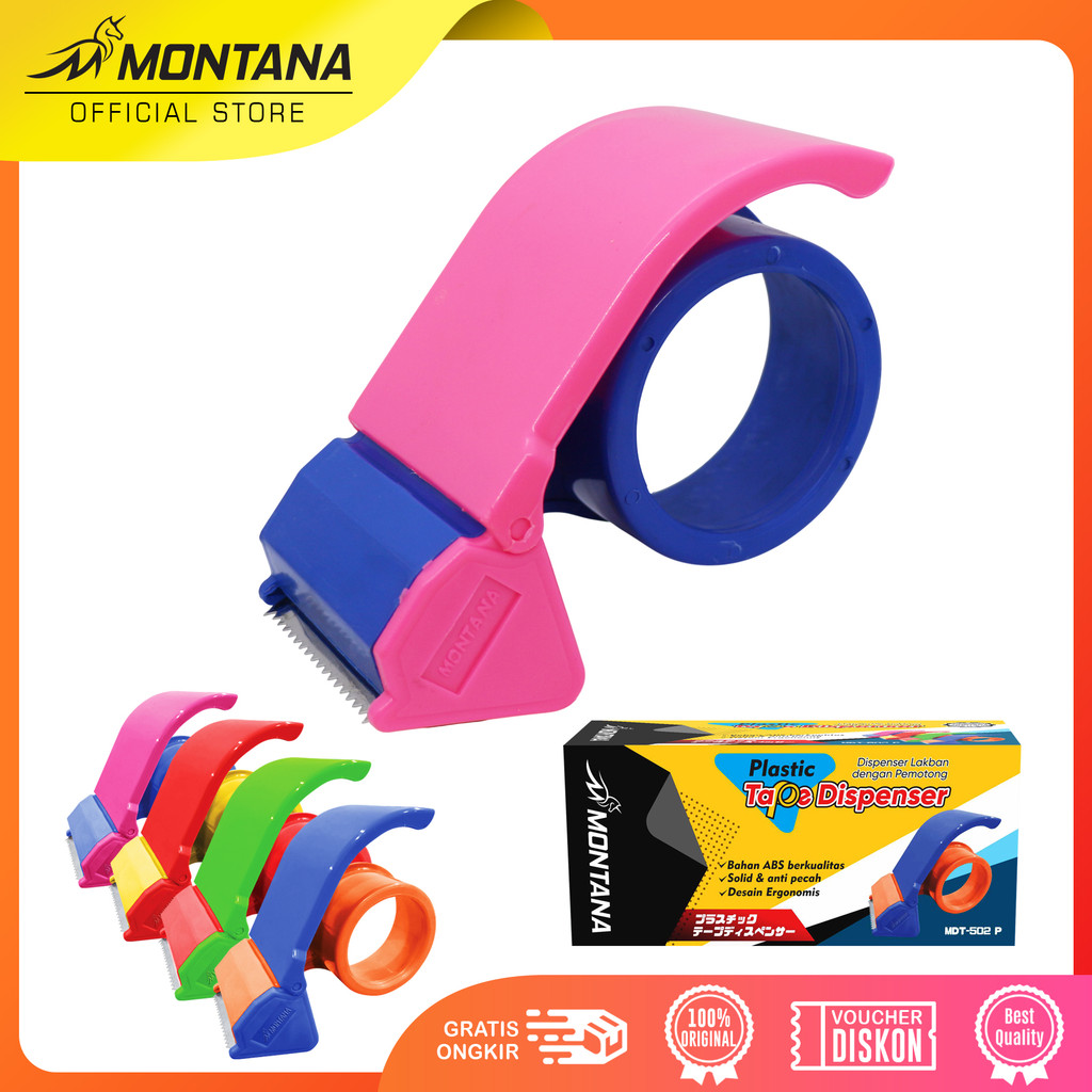 

MONTANA Tape Cutter Tape Dispenser Pemotong Pita Perekat MDT-502P