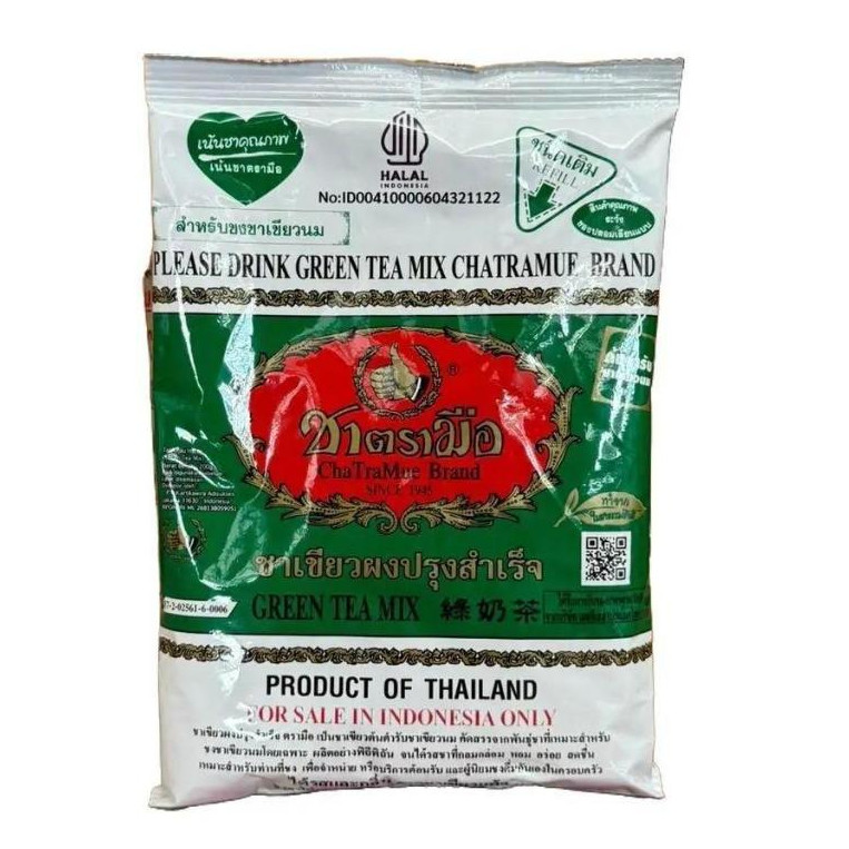

Chatramue Thai Green Tea 200gr HALAL & BPOM EXP 2027 - READY STOCK!!